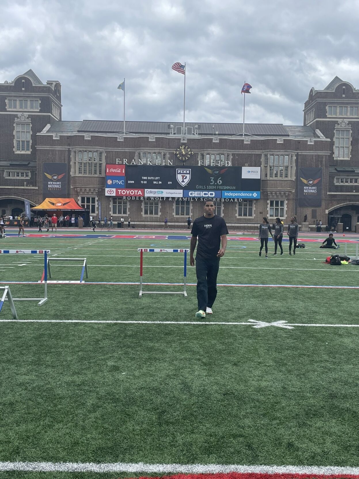 110 hurdles at New Balance Nationals 