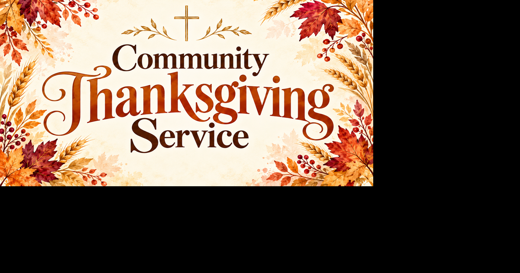 Community Thanksgiving Service Set for November 22