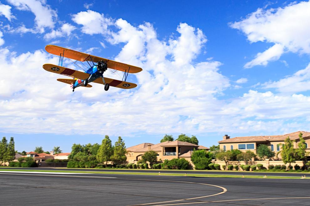 Flying high at Chandler’s Stellar Airpark Homeowners just having plane