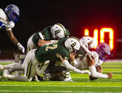 Basha against Chandler, in an AIA Open Division state semifinal football game