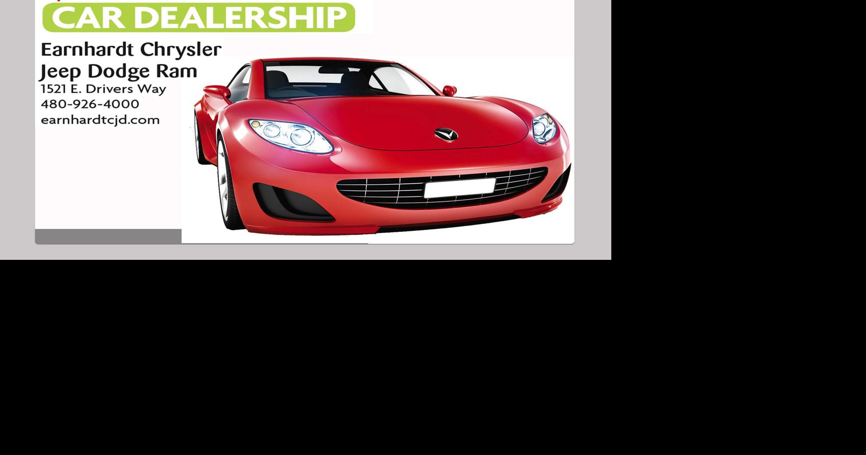 Earnhardt Chrysler Jeep Dodge Ram 1521 E. Drivers Way 4809264000