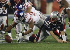 Crushed: Giants upset Patriots 17-14