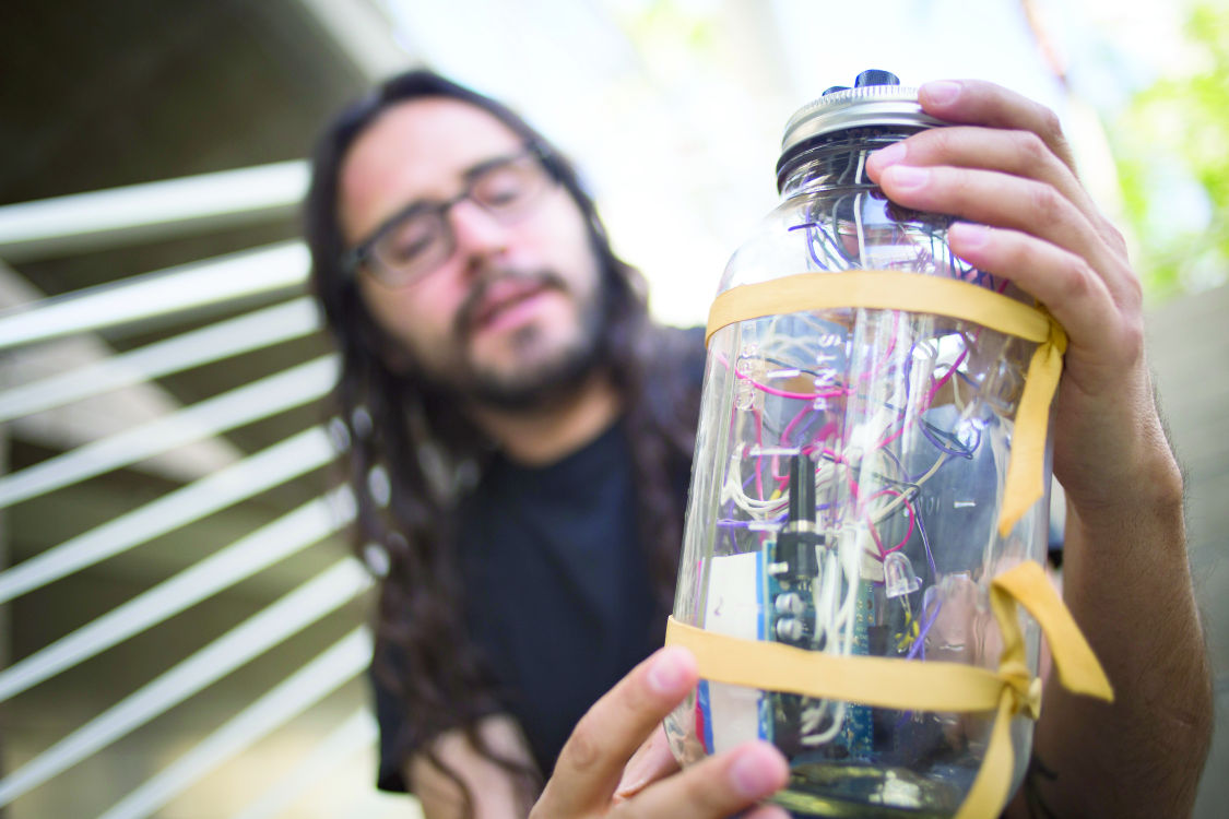 Mesa artist combines electronics, music and Mason jars | Arizona Mesa artist combines electronics, music and Mason jars | Arizona