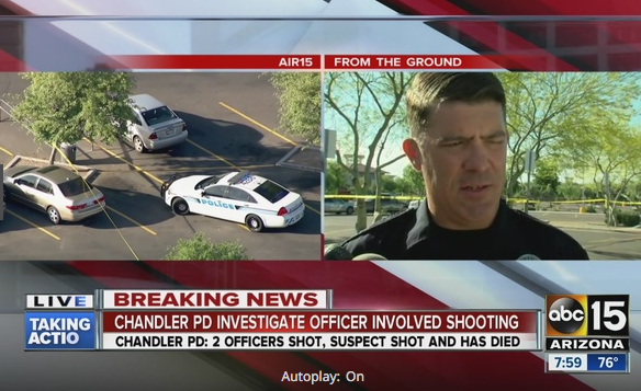Police Two Officers Shot At Chandler Walmart In Ambush Suspect Dead News Eastvalleytribune Com