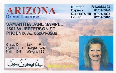arizona drivers license