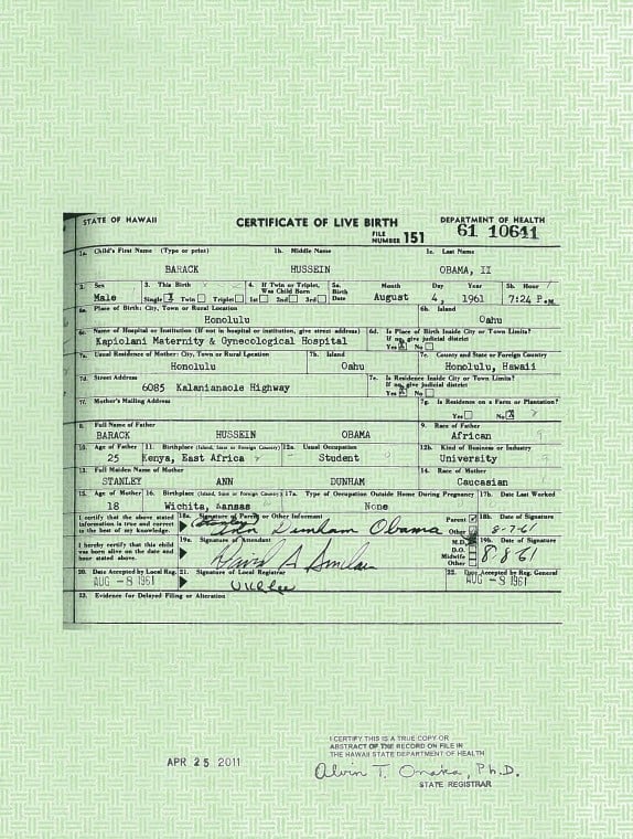 Arpaio Investigation Proves Obama Birth Certificate A Fake Arizona Eastvalleytribune Com