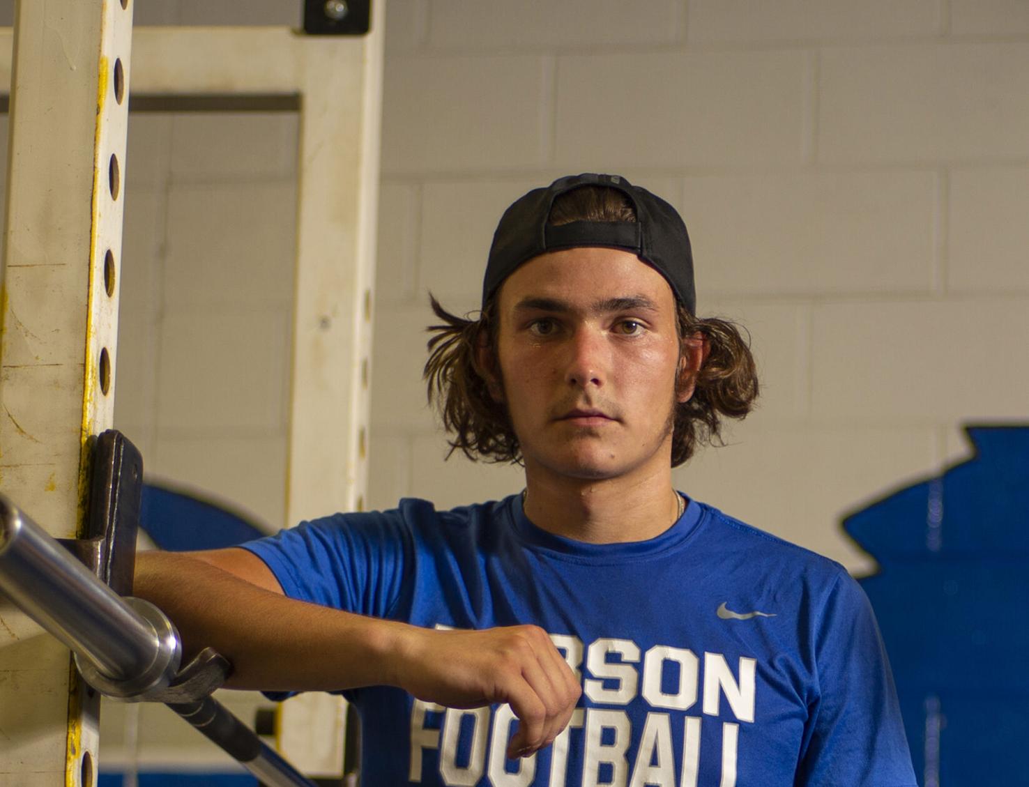 Jordan Legg went from kicker to quarterback for Dobson Sports