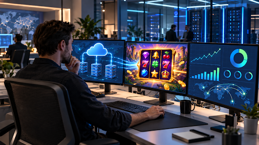 Cloud computing architecture for online gaming servers