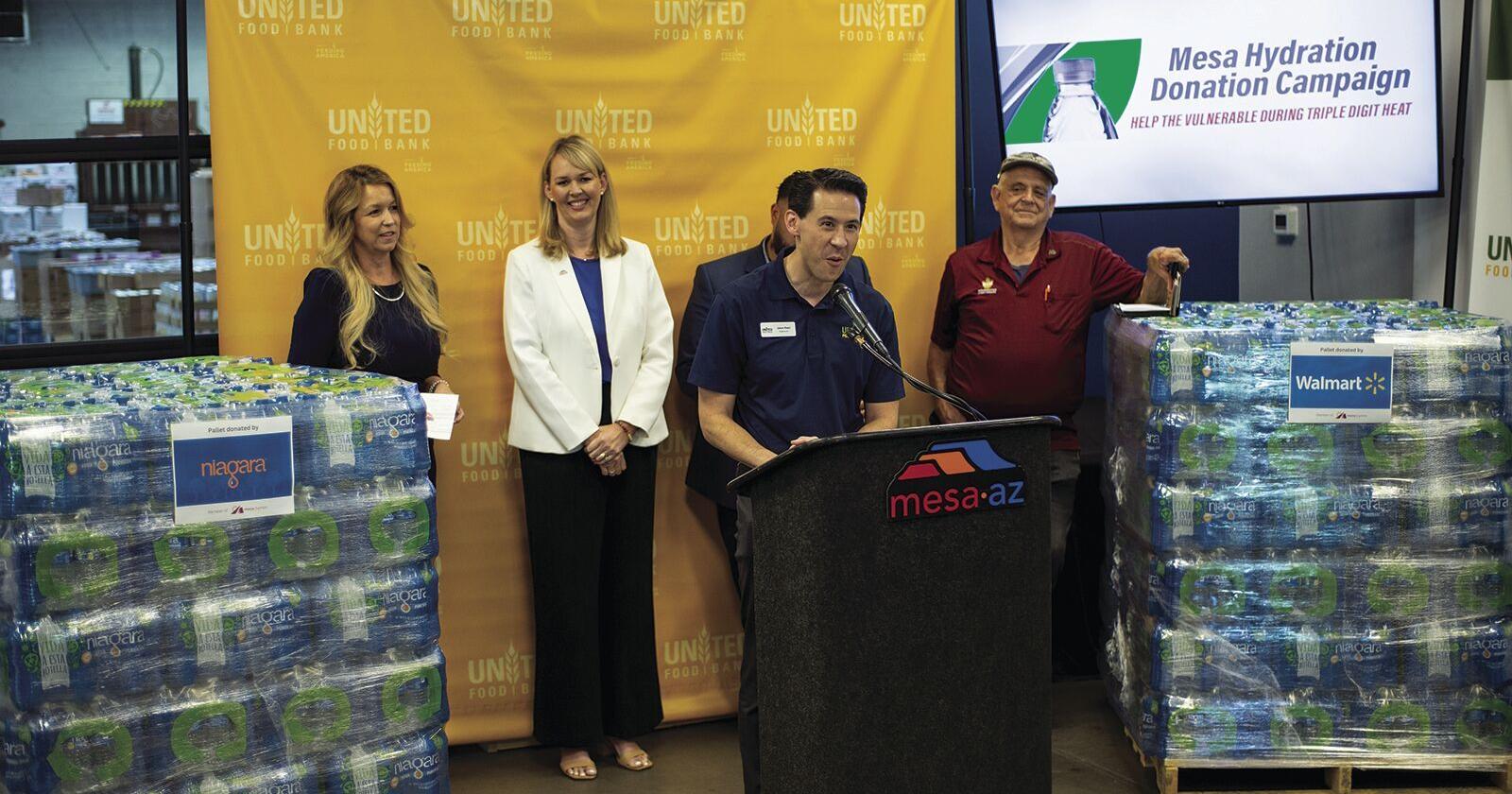 Mesa launches drive for bottled water – lots of it - Vimarsana News