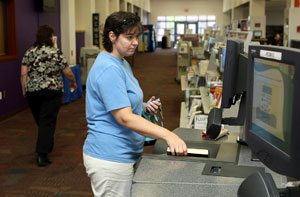 Library use up since economy’s been down 