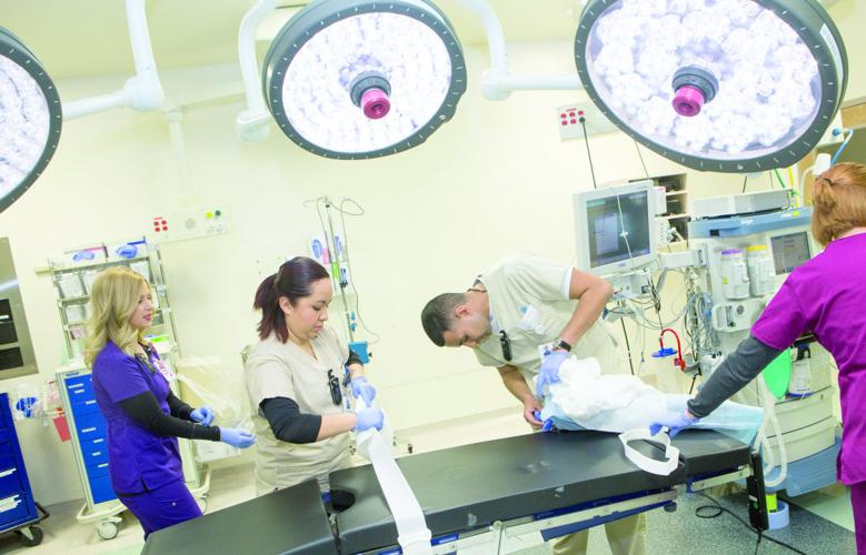 Color coded Banner Health employees don specific colors Arizona