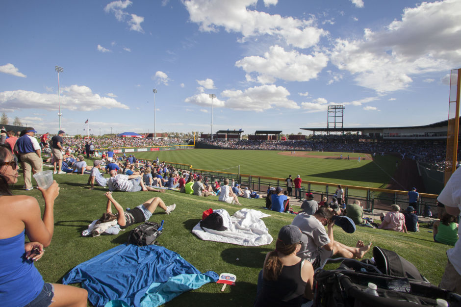 Photos Cubs Park opening day Mesa