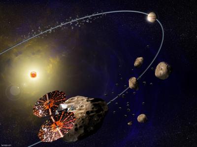 NASA's Lucy will explore asteroid-like bodies, called "Trojans," orbiting Jupiter.