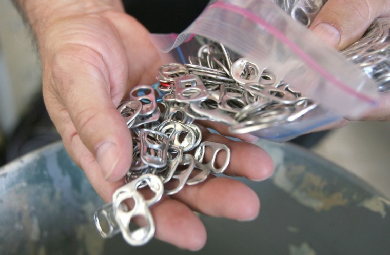 aluminum pop tabs