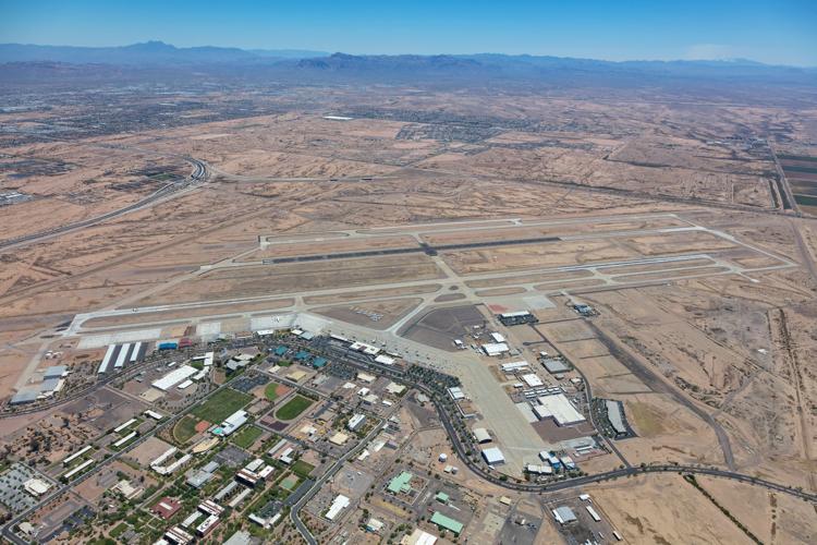 The growth of Phoenix-Mesa Gateway Airport and neighboring developments requires municipal and airport officials to walk a fine line between community growth and the airport's future expansion.