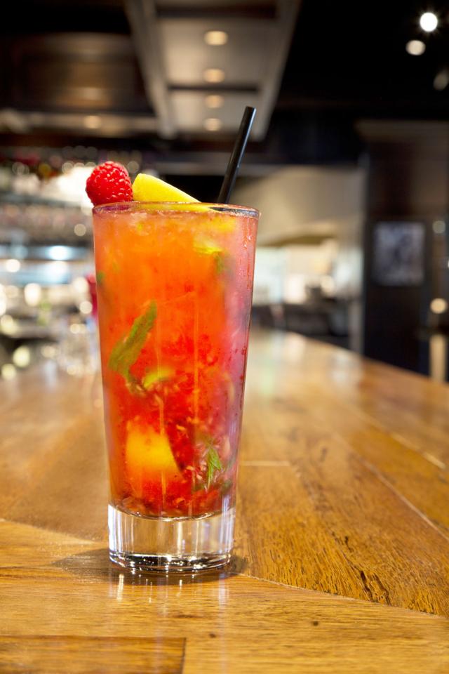 Cocktail of the Month Raspberry Mint MuleJito Dining