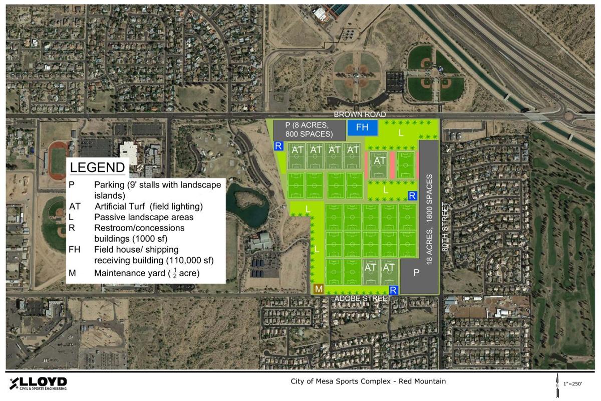 Red Mountain Soccer Complex Map Sports Complex, Overlay | | Eastvalleytribune.com