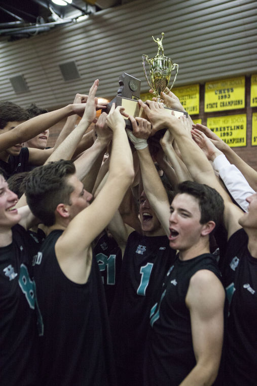 Highland sweeps Gilbert to win boys volleyball championship
