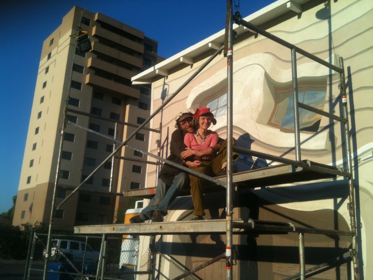 Mural creates 'melting' effect for downtown Mesa building Mesa