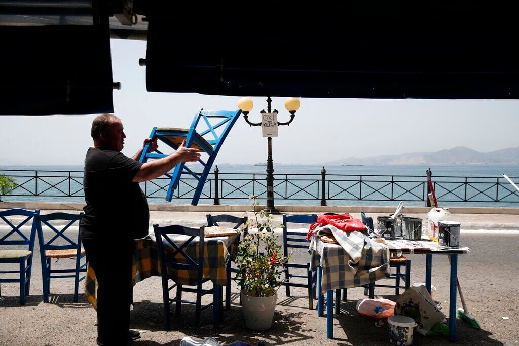 Virus Outbreak Greece Tourism