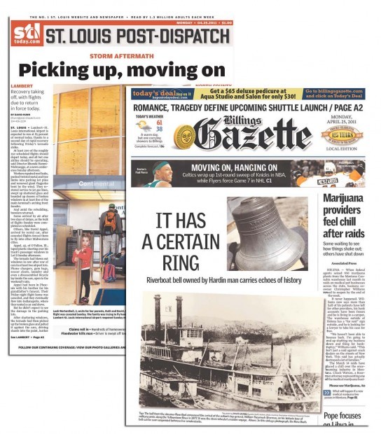 Billings Gazette and St. Louis Post-Dispatch named to Newseum&#39;s Top Ten Front Pages ...
