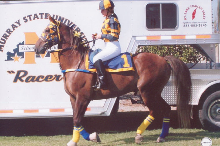 Bushue serves as jockey for Racer 1 at Murray State Sports