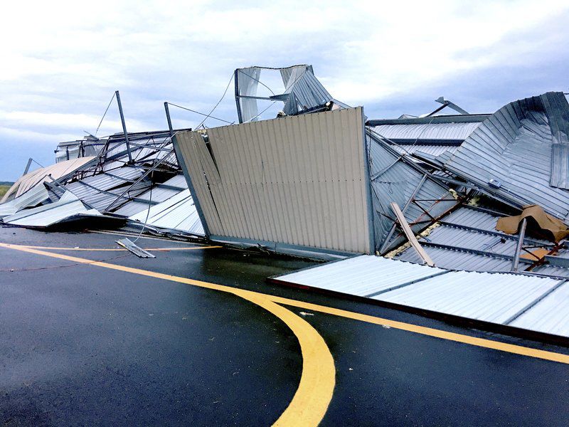 Extensive storm damage at Vandalia Airport Local News