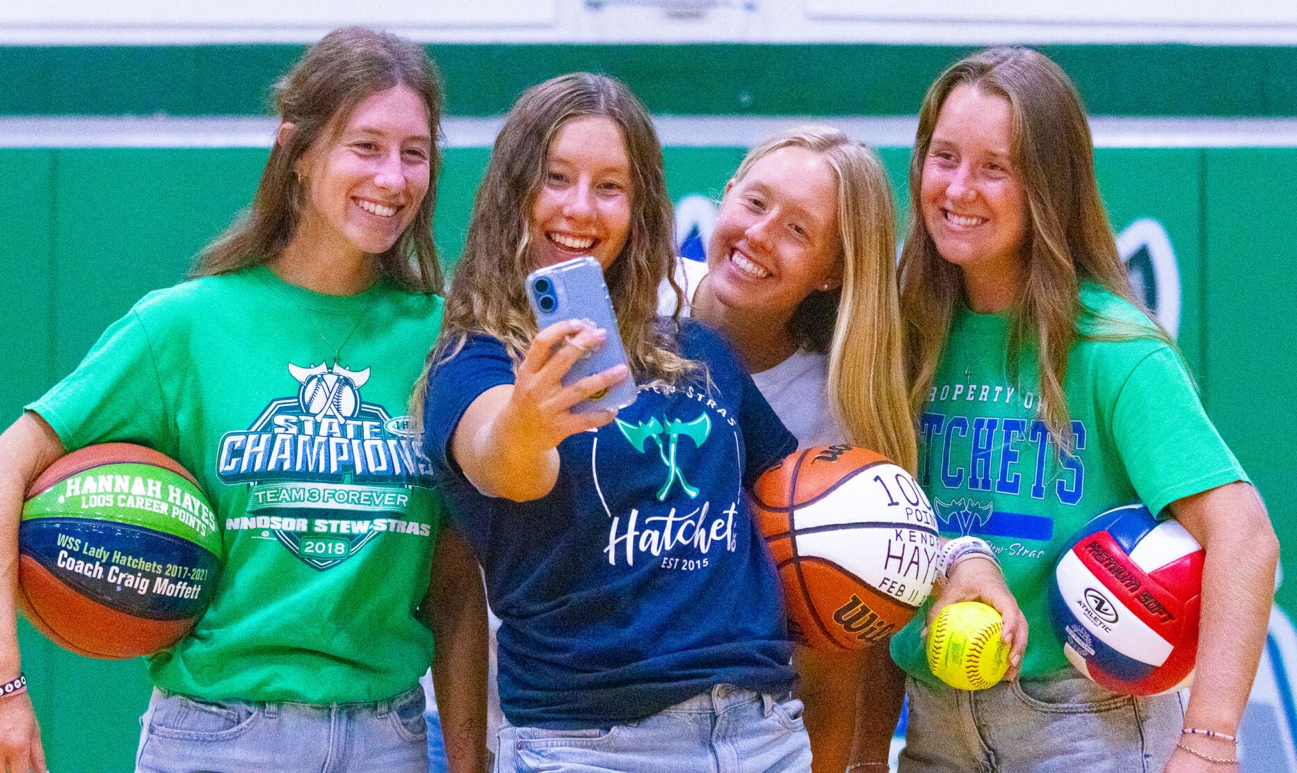 SAVING THE BEST FOR LAST: The final sister in a family of four girls, Kendra Hayes, plays with the same compassion that her older siblings had