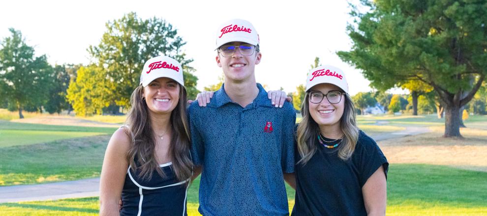FAMILY AFFAIR: Hakman siblings have always been a part of a golf team. Alec was the last of the three to enjoy it.