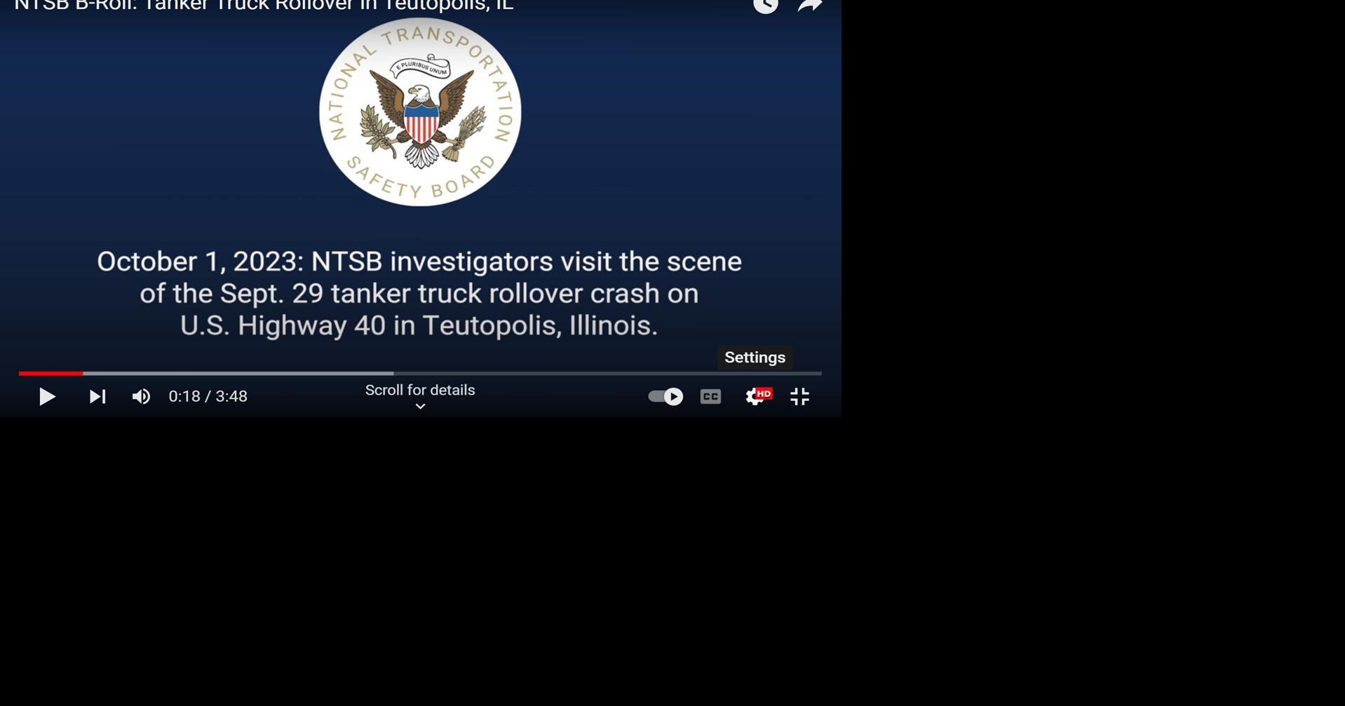 VIDEO NTSB investigates Teutopolis crash scene Local News