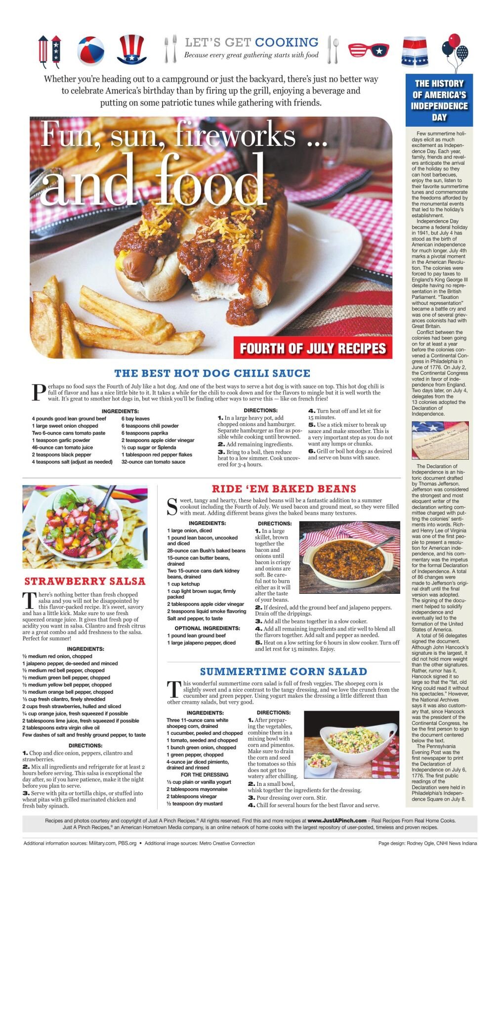 Fourth of July food recipies | News | effinghamdailynews.com