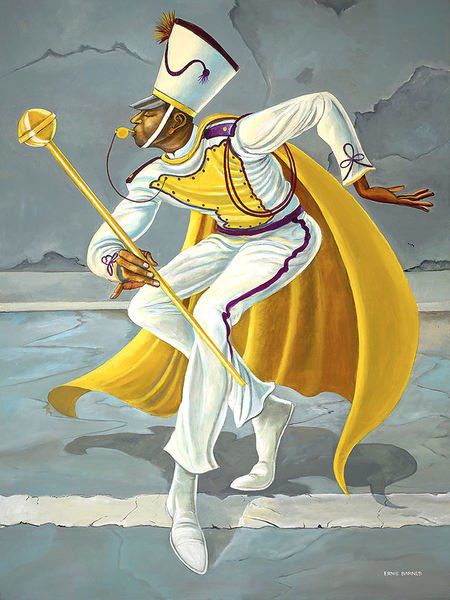 Exhibit features Ernie Barnes, football player turned artist