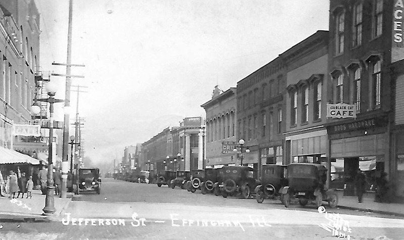 Early businesses in downtown Effingham | Local News