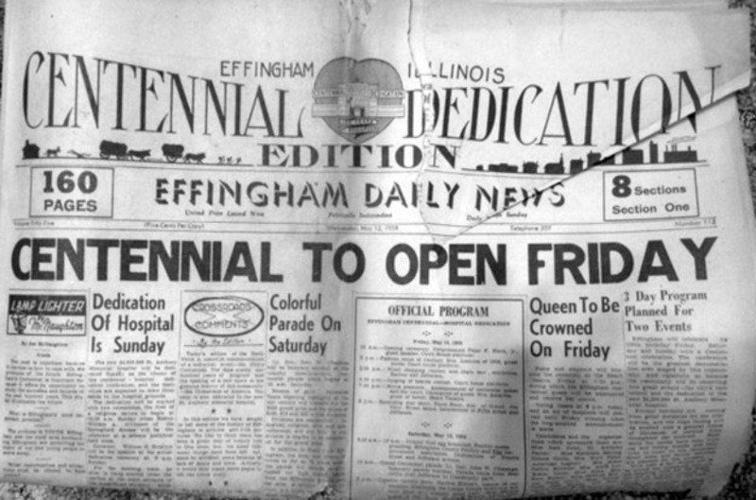 Early newspapers in Effingham County Local News