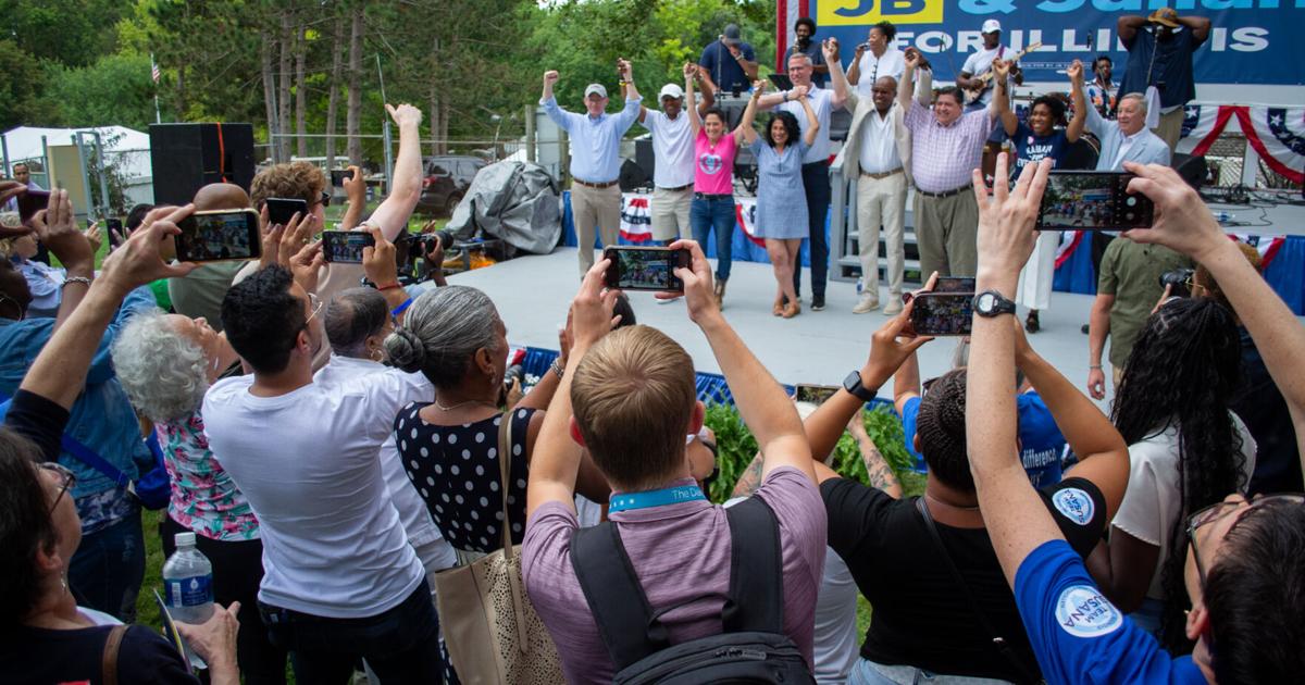 In largest annual Illinois rally, Democrats reflect on surge of ...