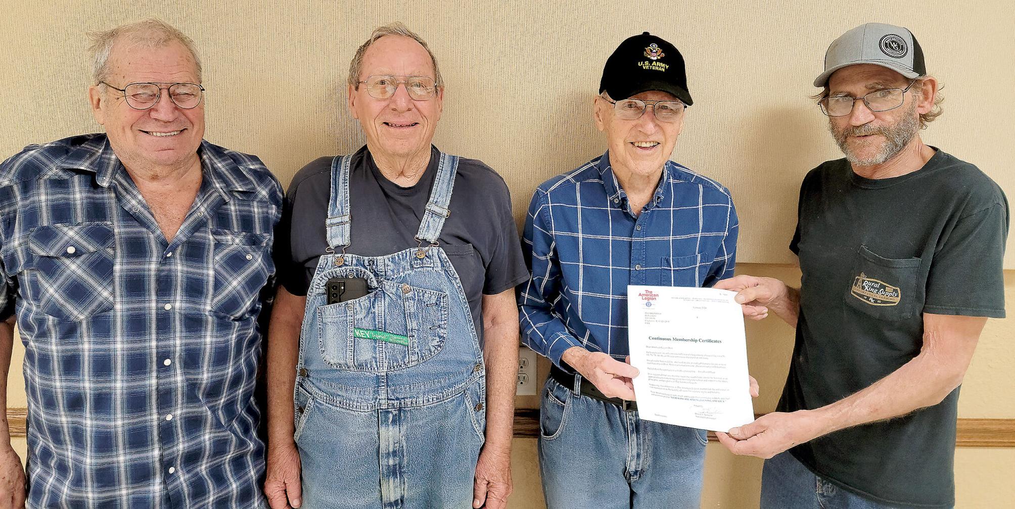 Strasburg Legion recognizes Dwight Lading Community