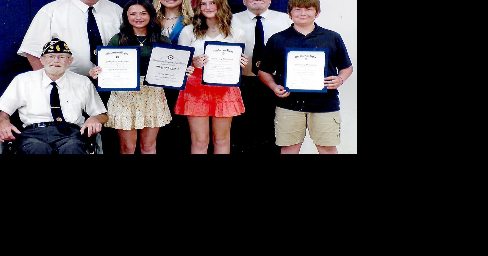 Teutopolis Legion announces essay contest winners Community