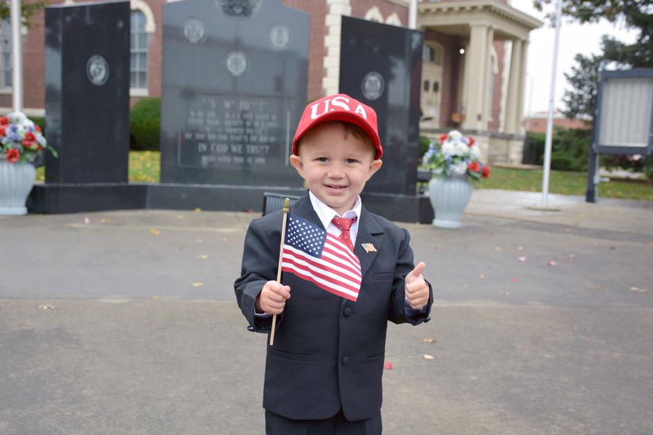 Little Trump Supporter Sigel Boy 3 Dressing As President For Halloween Effinghamdailynews Com