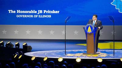 At World Economic Forum, Pritzker plays role of Illinois’ ‘best chief marketing officer’