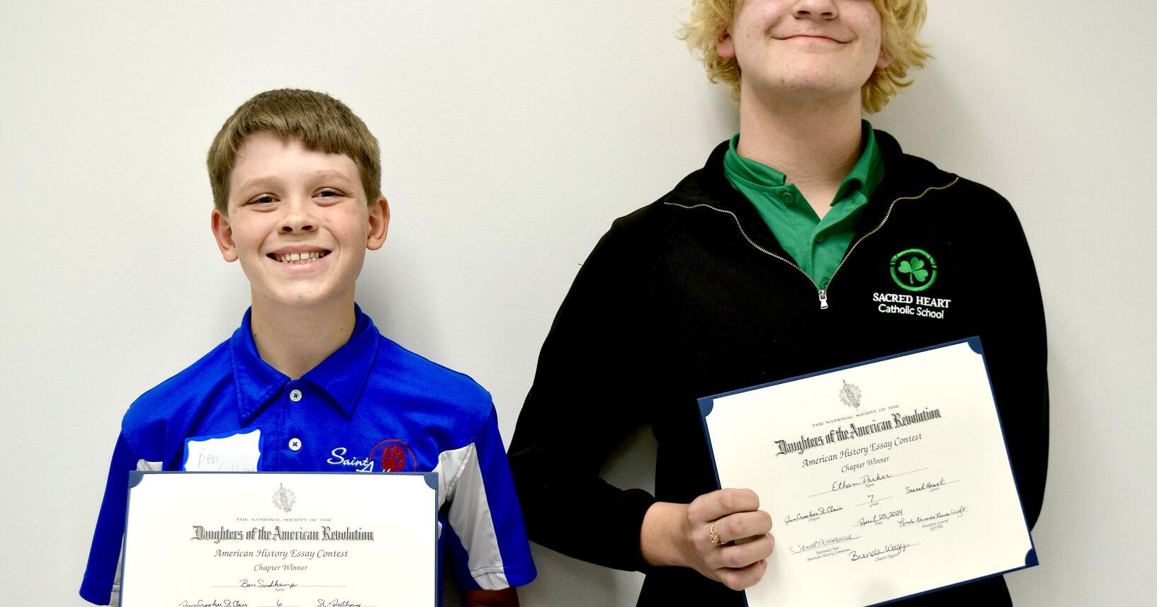 NSDAR essay winners announced - Vimarsana News