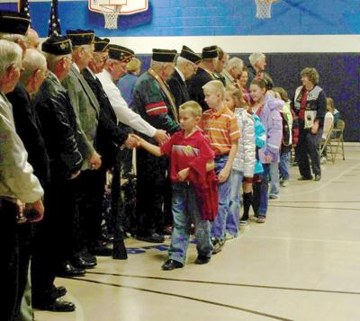 Thanking veterans