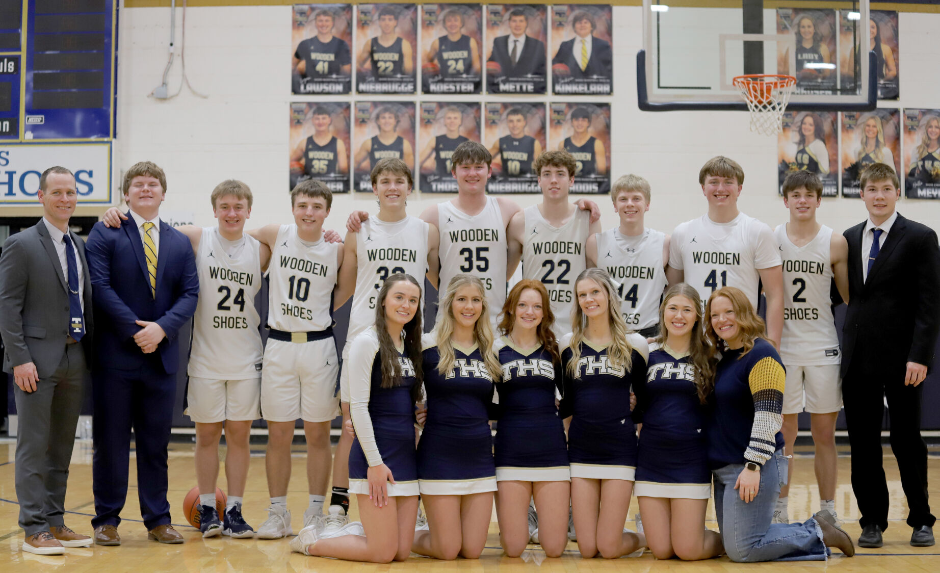 Teutopolis Boys Basketball Triumphs Over Mattoon and Honors Senior