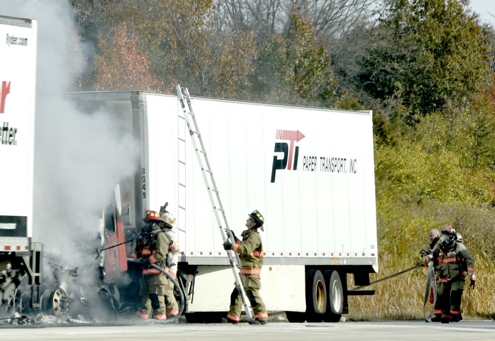 Firefighters Respond To I-70 Truck-tractor Fire | Local News ...