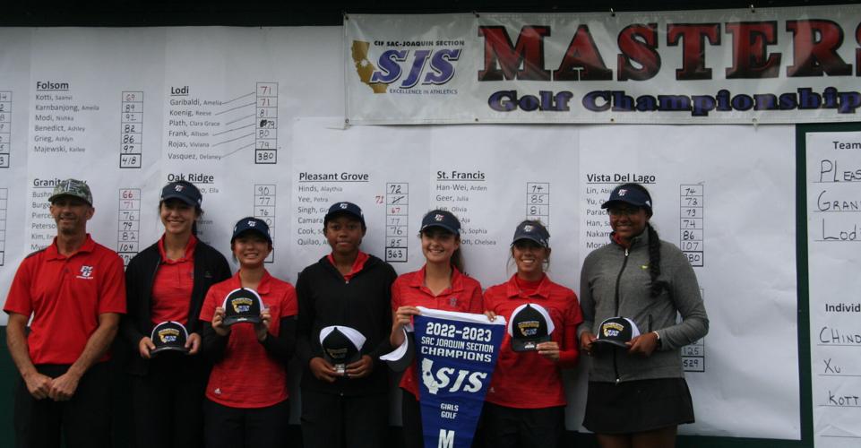PG Girls Golf Section Masters champions