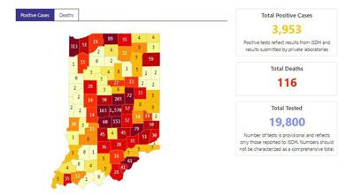 14 More Deaths Raise Indiana Coronavirus Toll To 116 News Elkharttruth Com