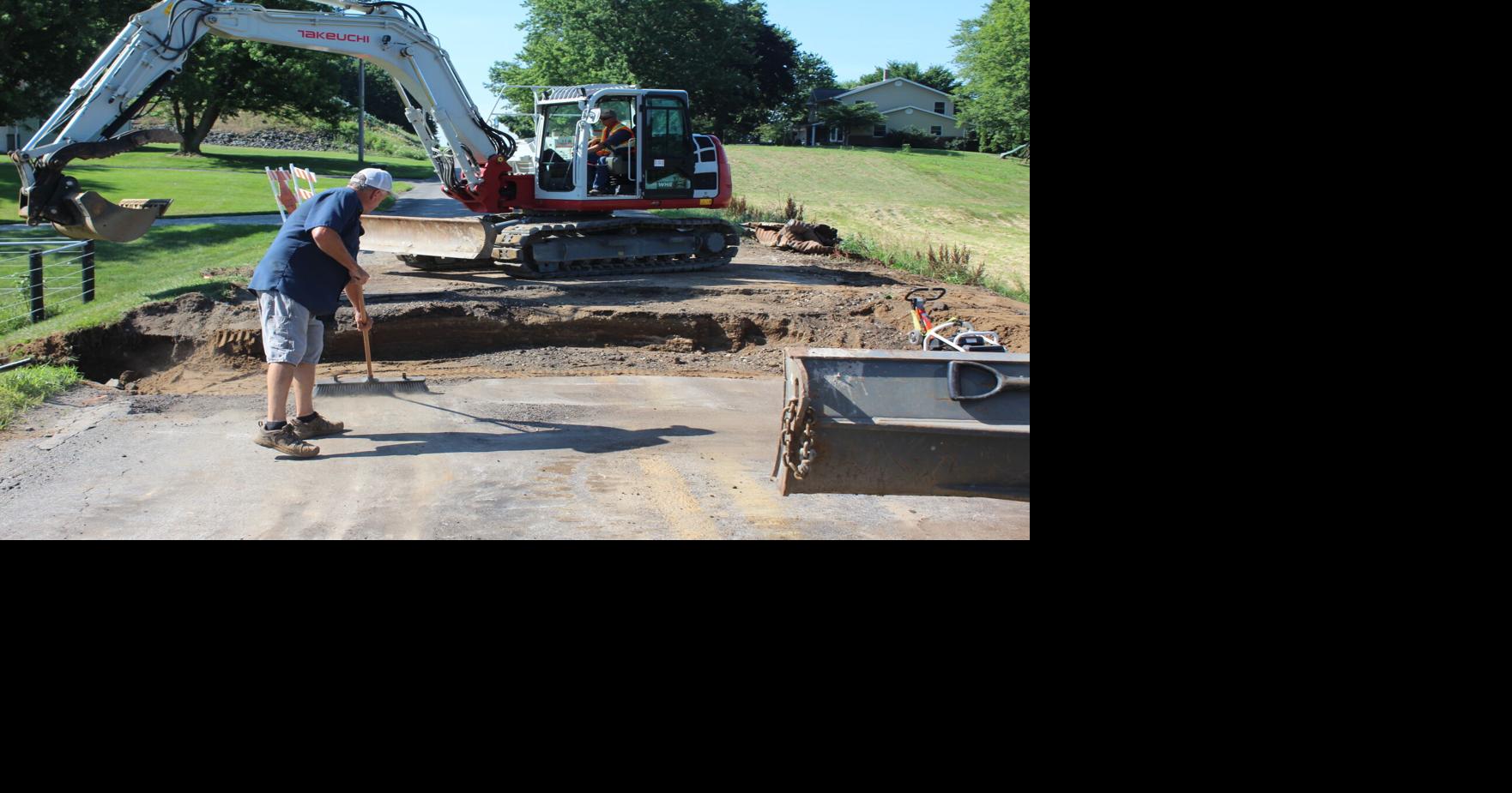 Washout opens under C.R. 35, makes road impassable