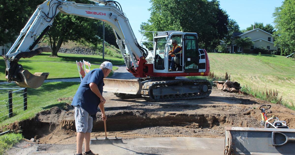 Washout opens under C.R. 35, makes road impassable