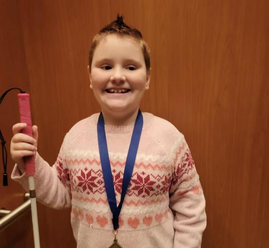 10-year-old to compete in national Braille contest-willow1