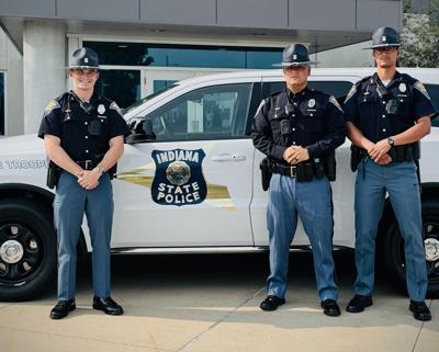 Three rookies report for duty at ISP Toll Road Post