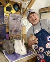 Pet-A-Bunny charity event at Nappanee Friday Fest